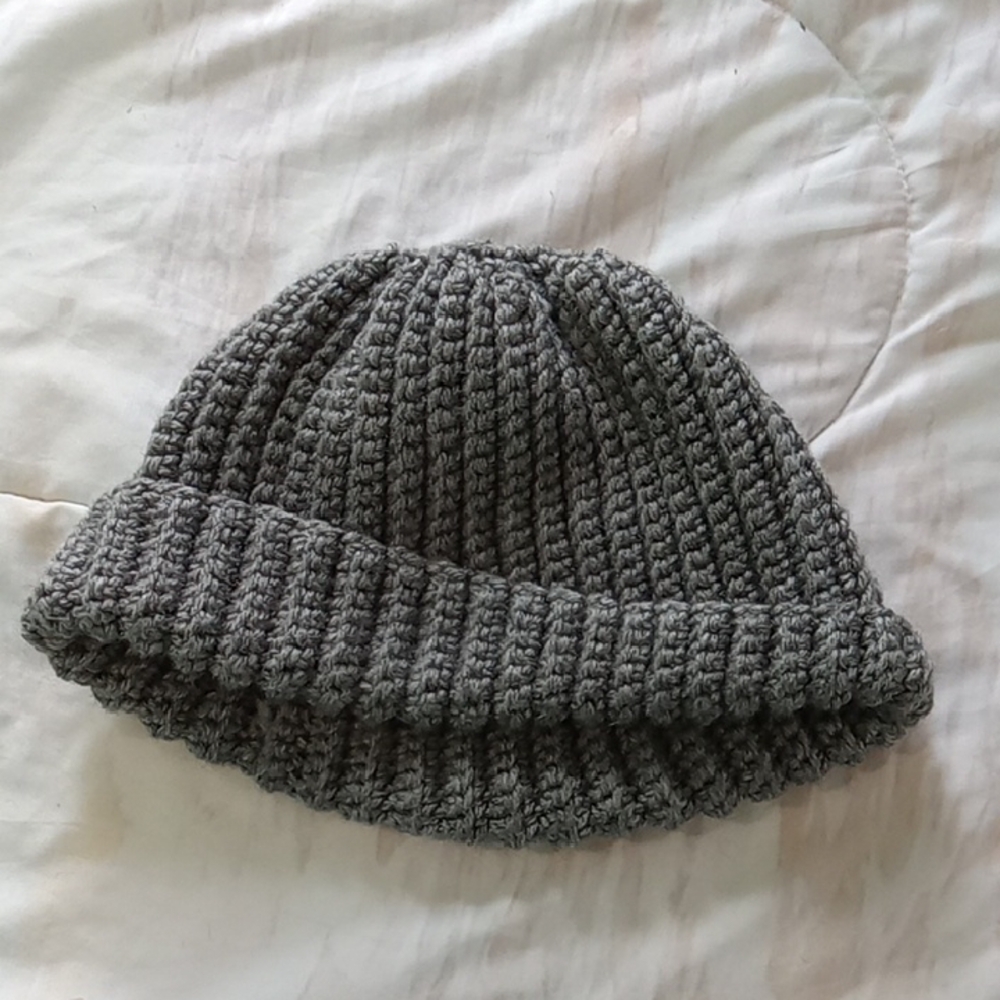 Gray Knit Beanie